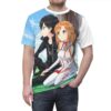 Kirito Kazuto Kirigaya And Yuuki Asuna From Sword Art Online Shirt 5.jpg