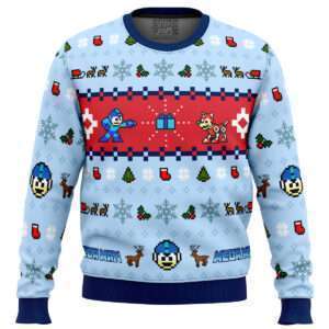 Mega Man Mega Holiday Ugly Christmas Sweater