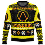 Merry Christmas Psychos Borderlands Ugly Christmas Sweater