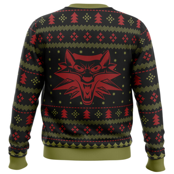 Merry Christmas and Toss a Coin The Witcher Ugly Christmas Sweater