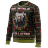 Merry Christmas and Toss a Coin The Witcher men sweatshirt SIDE FRONT mockup.jpg