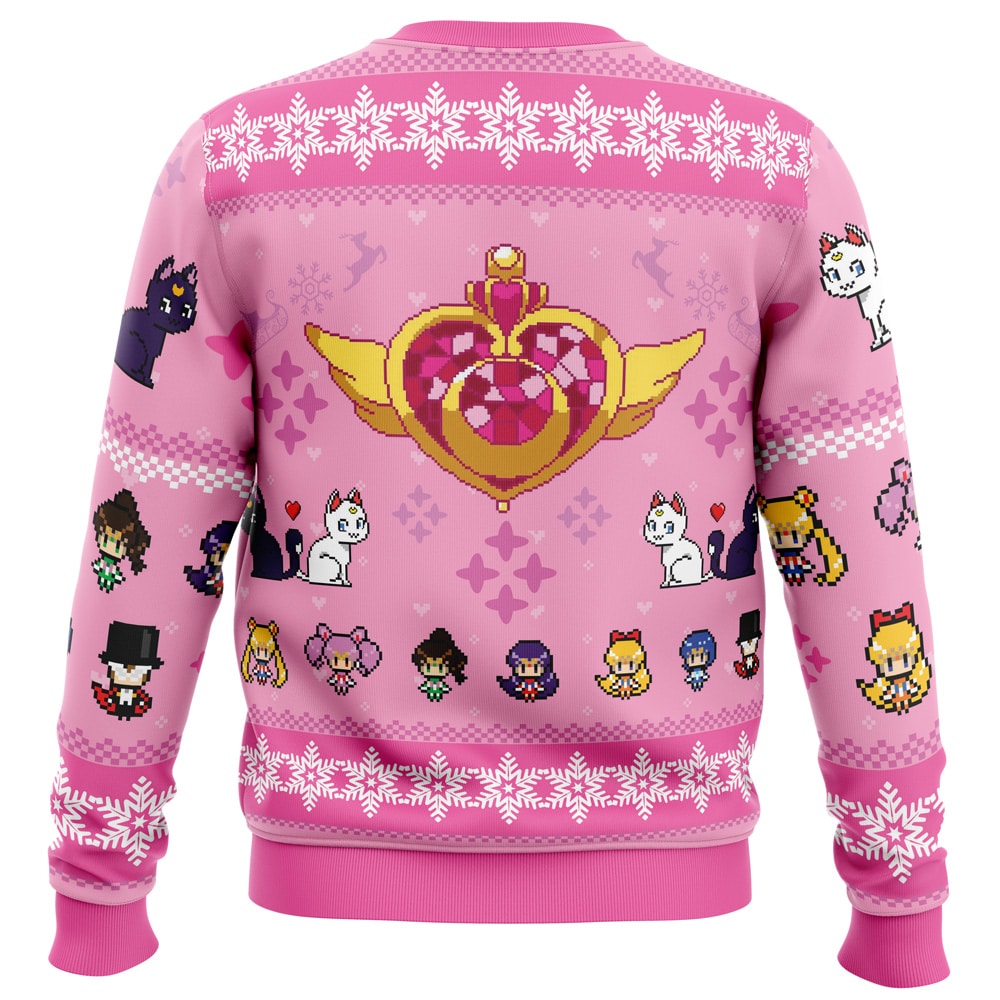 Merry Senshi Sailor Moon Ugly Christmas Sweater