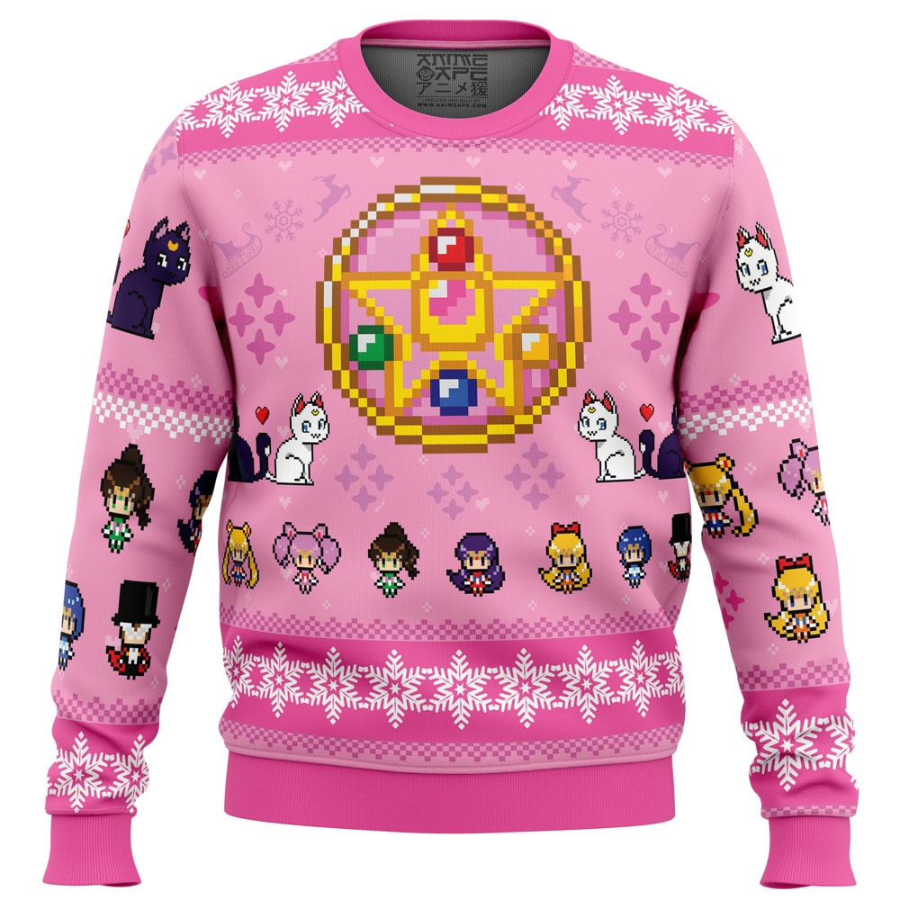 Merry Senshi Sailor Moon Ugly Christmas Sweater
