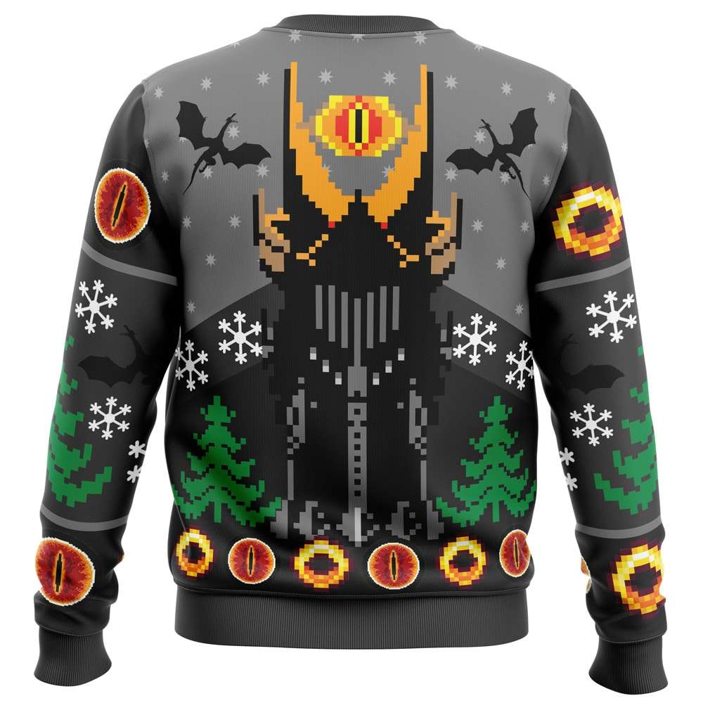 One Christmas to Rule Them All The Lord of the Rings Ugly Christmas Sweater