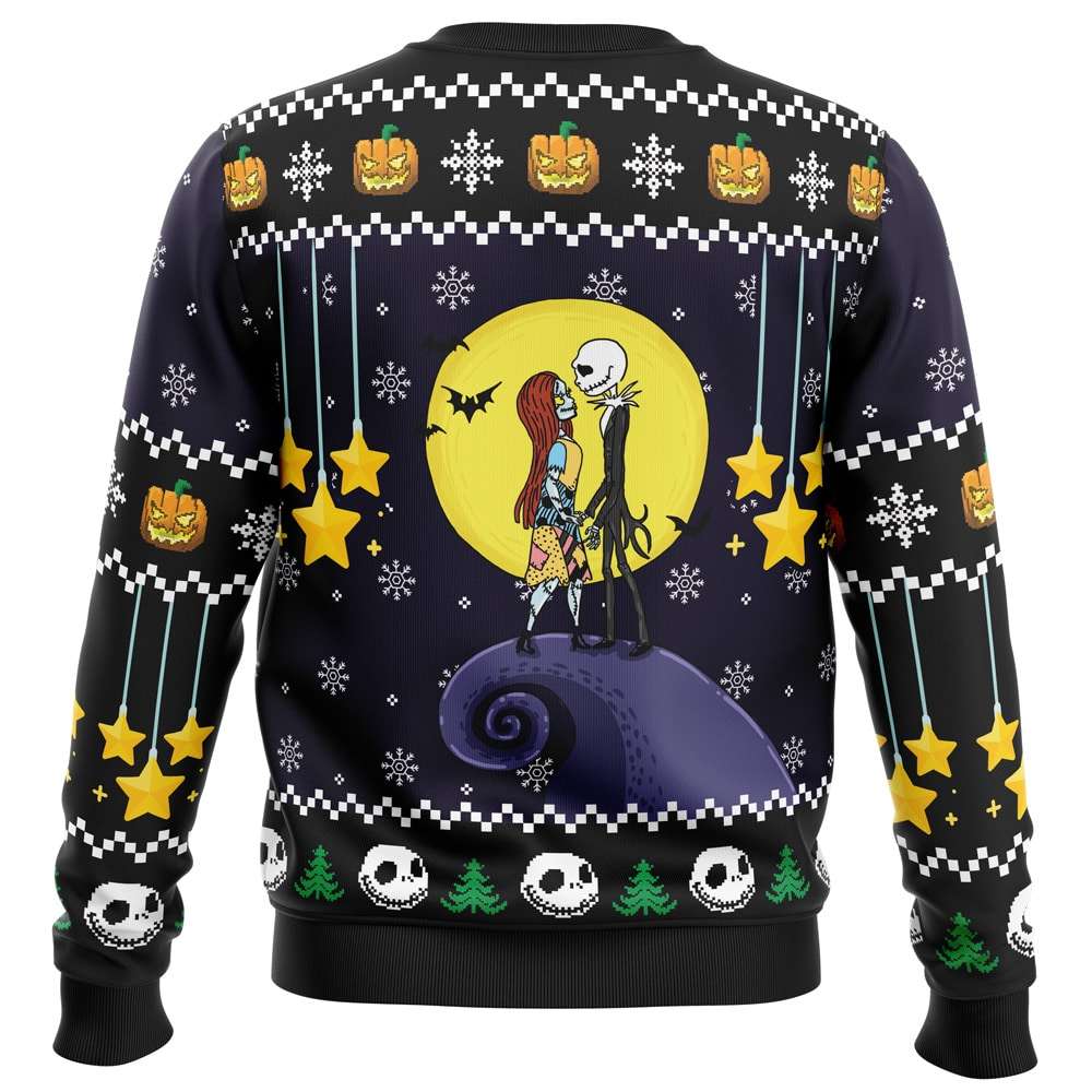 Romantic Nightmare The Nightmare Before Christmas Ugly Christmas Sweater