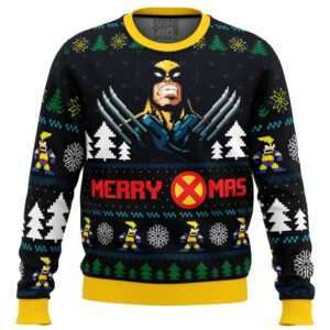 Santa Claws Wolverine Marvel Ugly Christmas Sweater