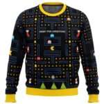 Pac Man Ready for Christmas Ugly Christmas Sweater