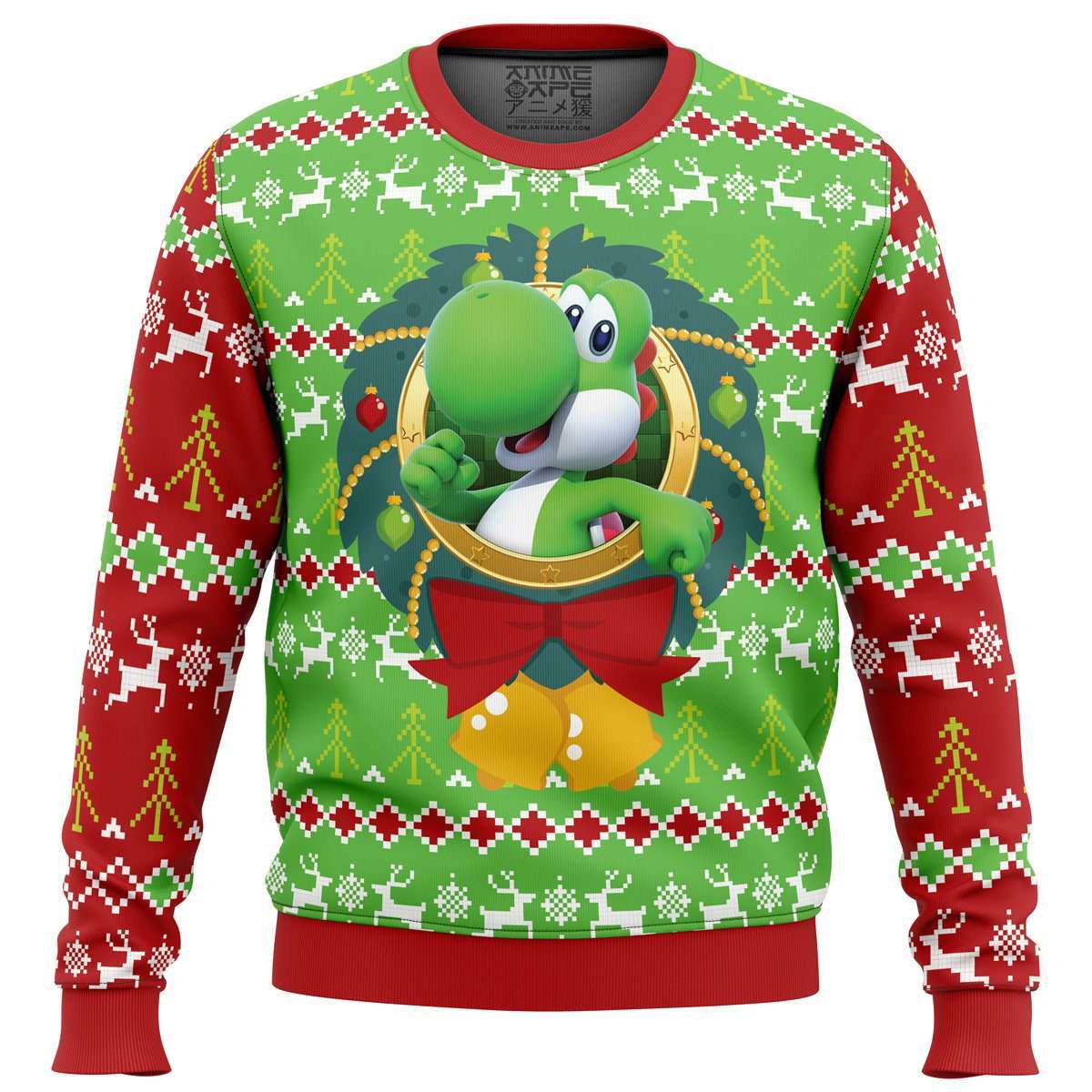 Yoshi Super Mario Ugly Christmas Sweater