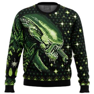 Xenomorph Alien Ugly Christmas Sweater