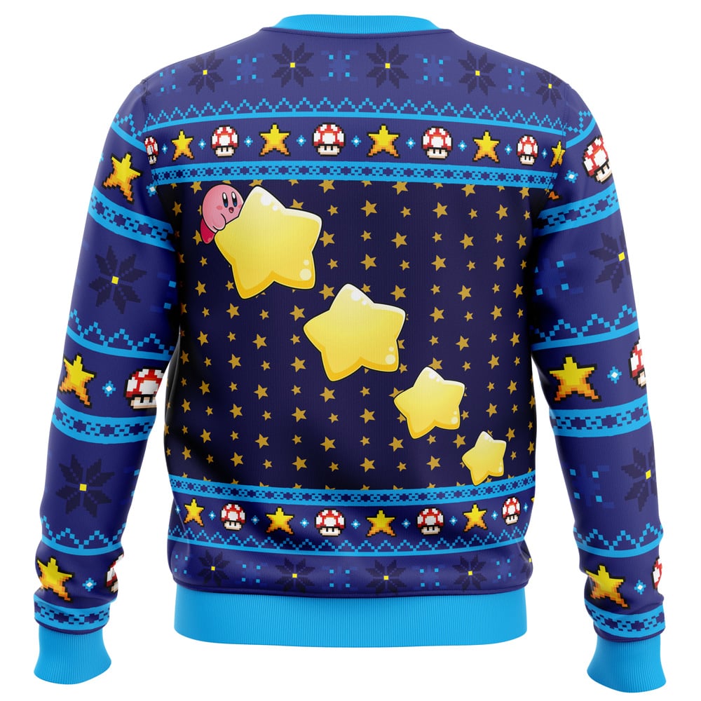 The Pink Hero Kirby's Dream Land Ugly Christmas Sweater
