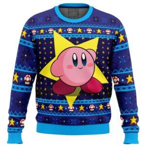 The Pink Hero Kirby’s Dream Land Ugly Christmas Sweater