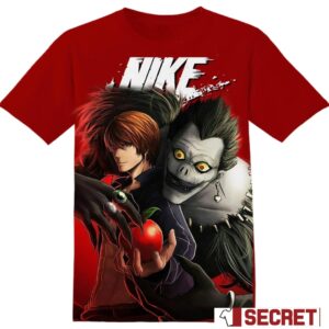 Customized Gift For Anime Fan Death Note Shirt