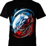 Blue Eyes White Dragon And Red Eyes Dark Dragoon From Yu-Gi-Oh Shirt