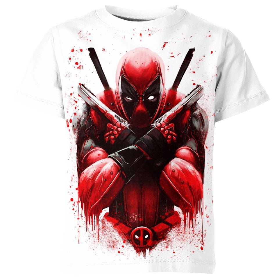 The Guns of Deadpool all over print T-shirt