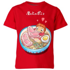 Ponyo On The Cliff By The Sea From Studio Ghibli Shirt
