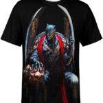 Ultimate Skull Black Panther all over print T-shirt