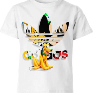 Pluto And Minnie Vs Mickey Mouse Adidas Shirt