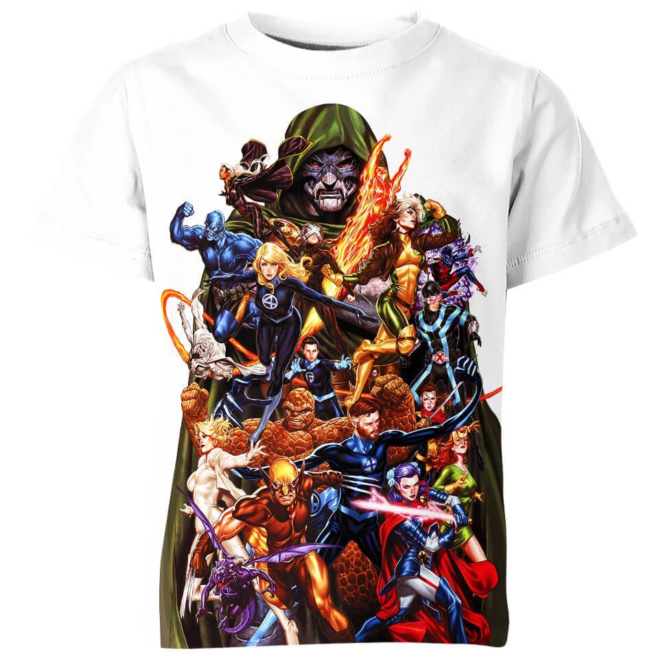 X-Men And Fantastic Four Marvel Marvel Heroes Shirt