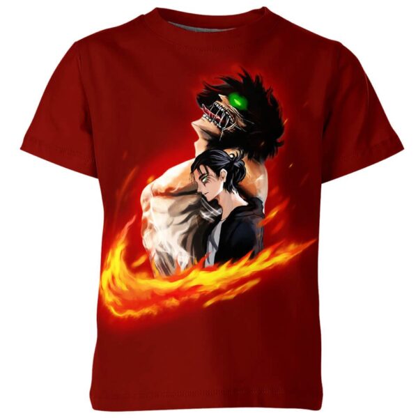 Eren Yeager from Attack On Titan Nike Shirt