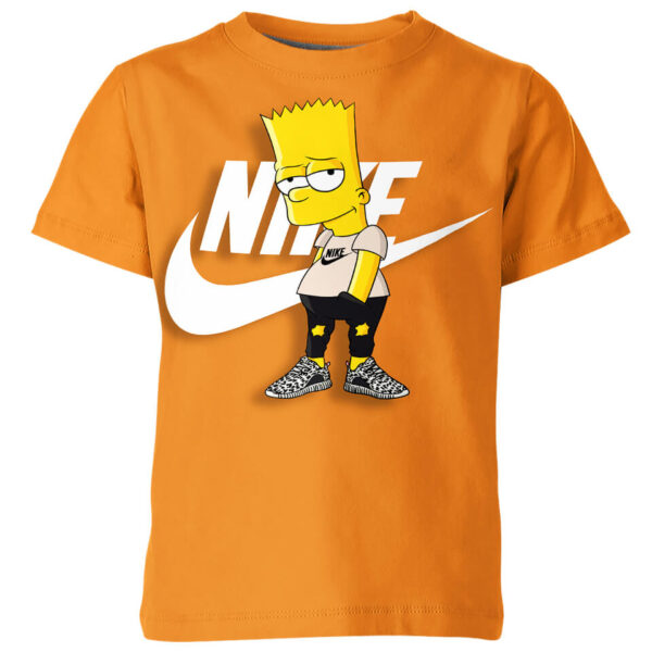 Bart Simpson From The Simpsons Nike Shirt