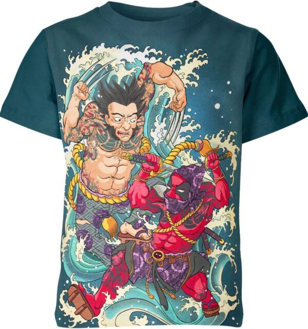 Wolverine vs Deadpool Shirt