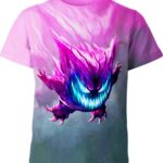 Scary Gengar all over print T-shirt