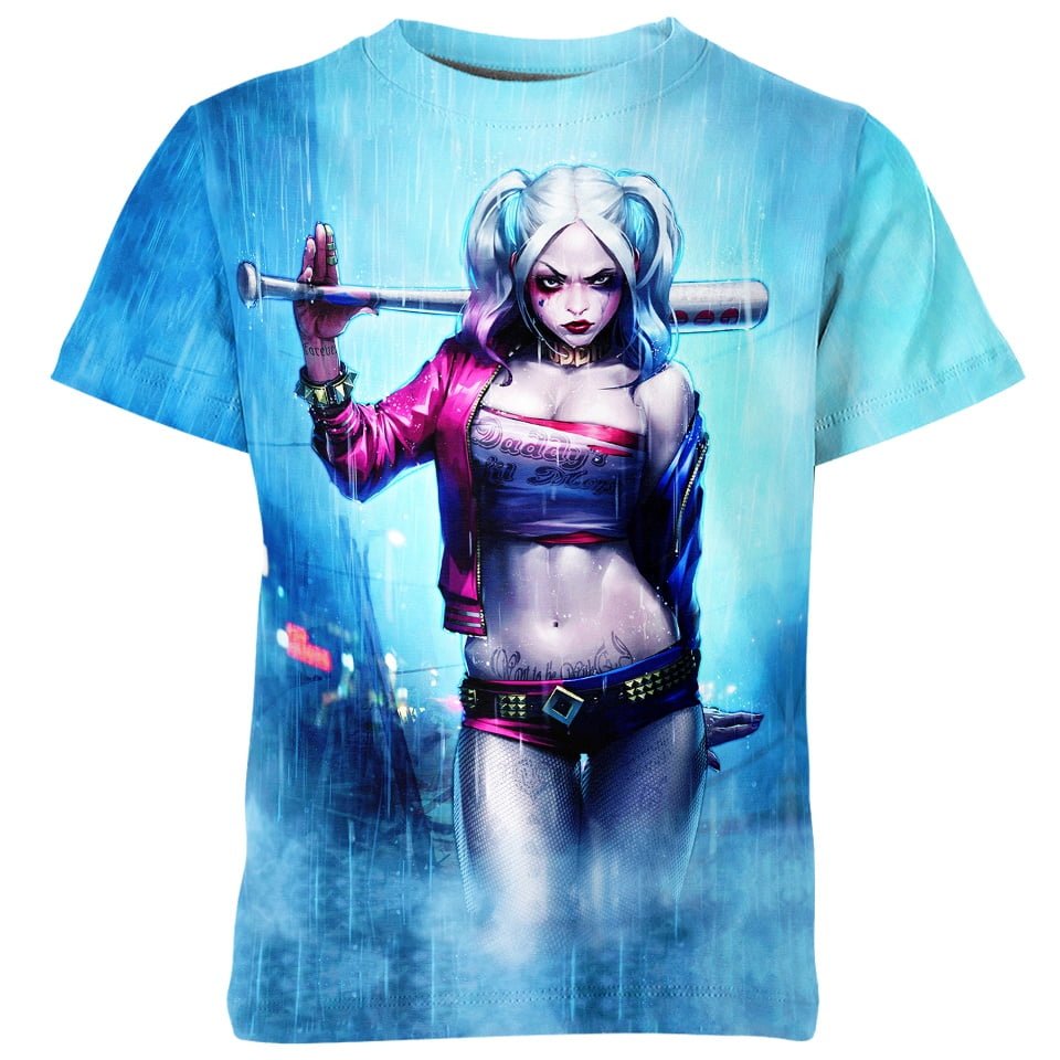Bad Girl - Harley Quinn all over print T-shirt