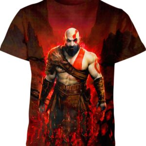 Muspelheim – Kratos God of War Game all over print T-shirt