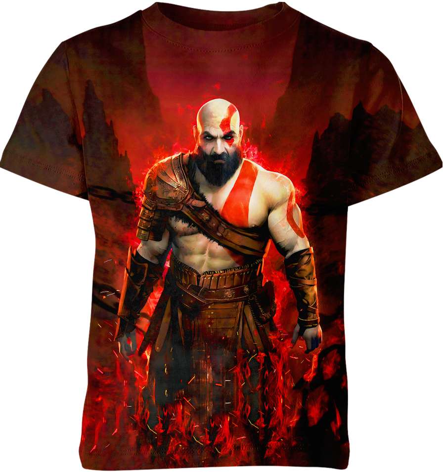 Muspelheim - Kratos God of War Game all over print T-shirt