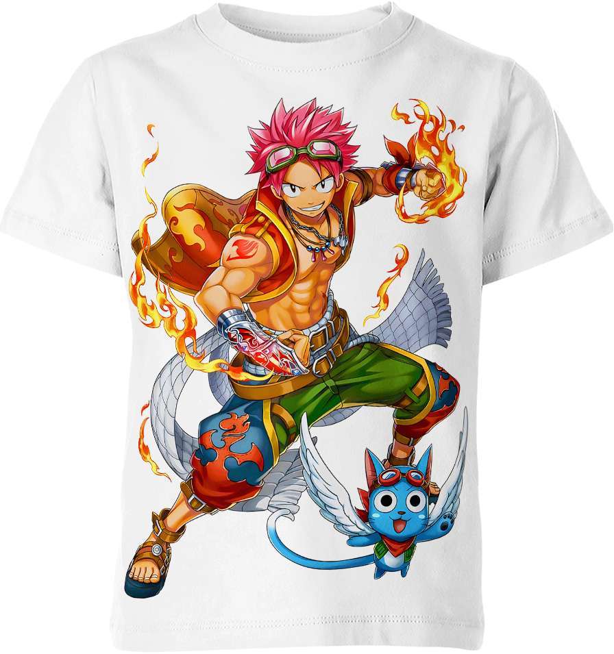 Natsu Dragneel And Happy From Fairy Tail Shirt