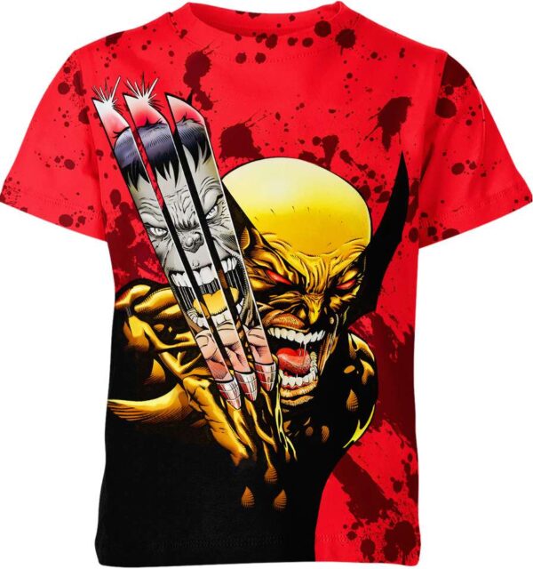 Hulk and Wolverine all over print T-shirt