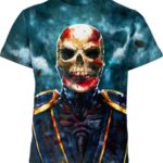 Unmasked Scorpion Mortal Kombat all over print T-shirt