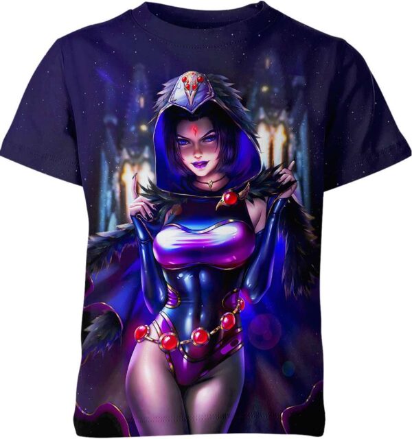 Demonic Raven DC Ahegao all over print T-shirt
