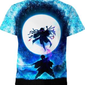 Under The Moonlight Demon Slayer all over print T-shirt