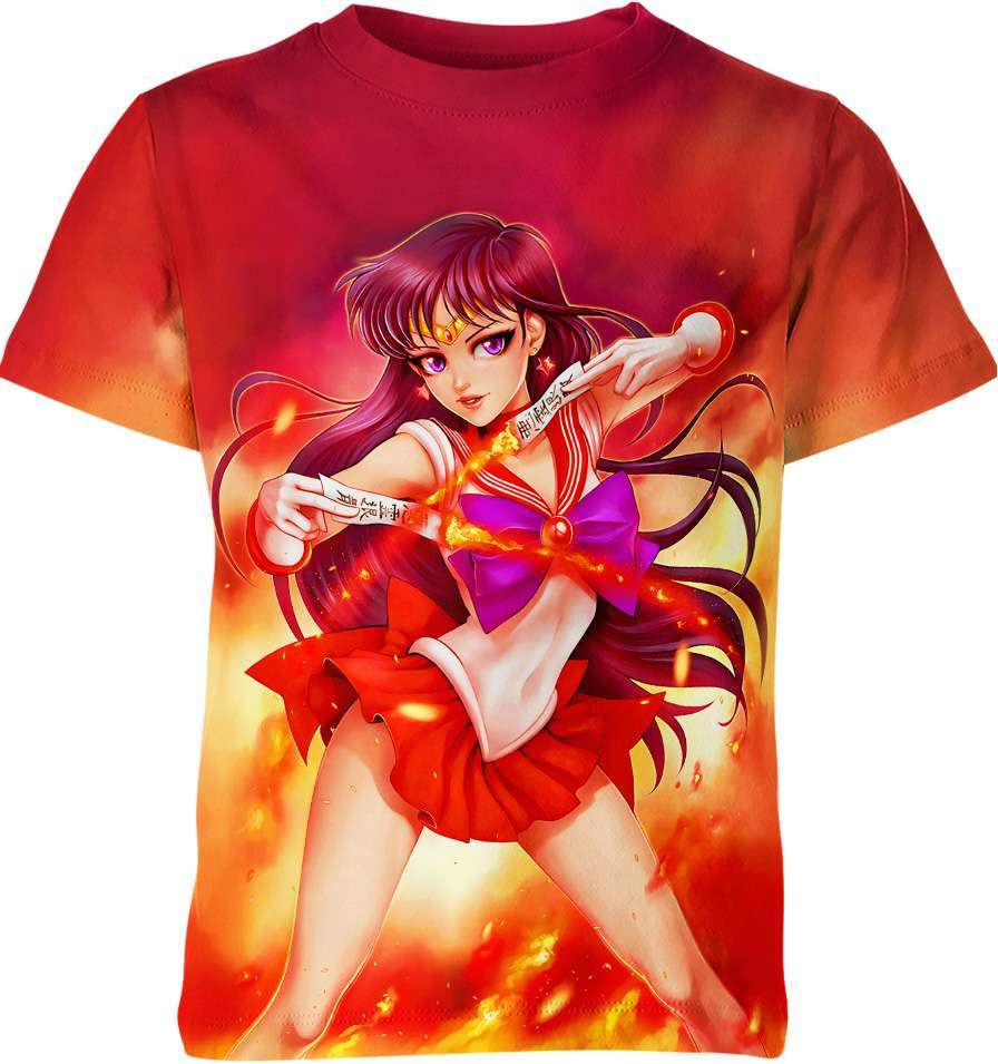 Rei Hino - Sailor Moon all over print T-shirt