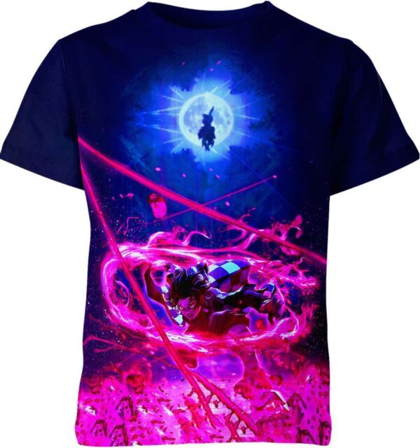Hurricane Sword Tanjiro all over print T-shirt