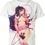 Shameless Girl Ahegao all over print T-shirt