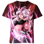Sorcerer Android 21 Dragon Ball all over print T-shirt