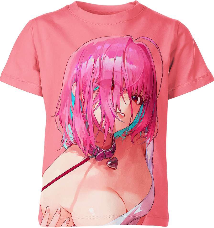 Ahegao Hentai Anime Girl Shirt