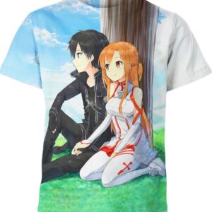 Kirito Kazuto Kirigaya And Yuuki Asuna From Sword Art Online Shirt
