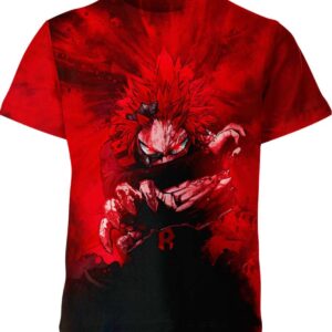 Red Counter My Hero Academia all over print T-shirt