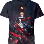 Artoria Pendragon Saber From Fate Stay Night Shirt