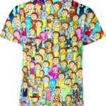 Where’s Morty? – Rick and Morty all over print T-shirt