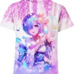 Rem in Kimono – Re:Zero Anime all over print T-shirt