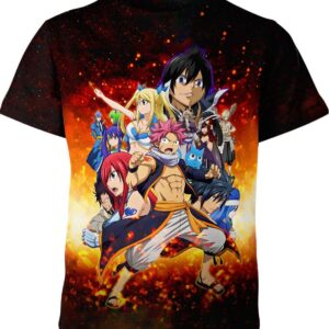 Irreplaceable Friends Fairy Tail all over print T-shirt