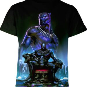 Wakanda Forever Black Panther all over print T-shirt