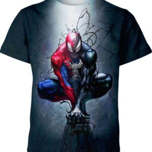 Symbiote Spider Man all over print shirt