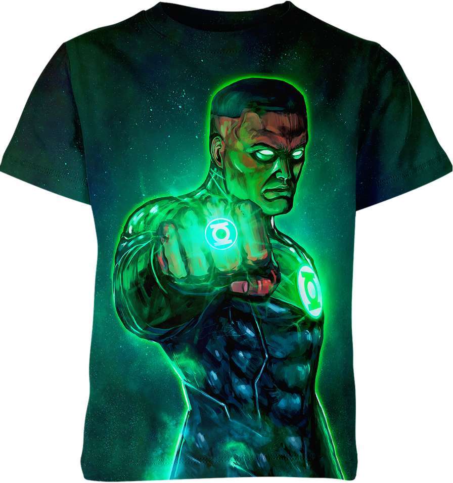 Green Lantern DC all over print T-shirt