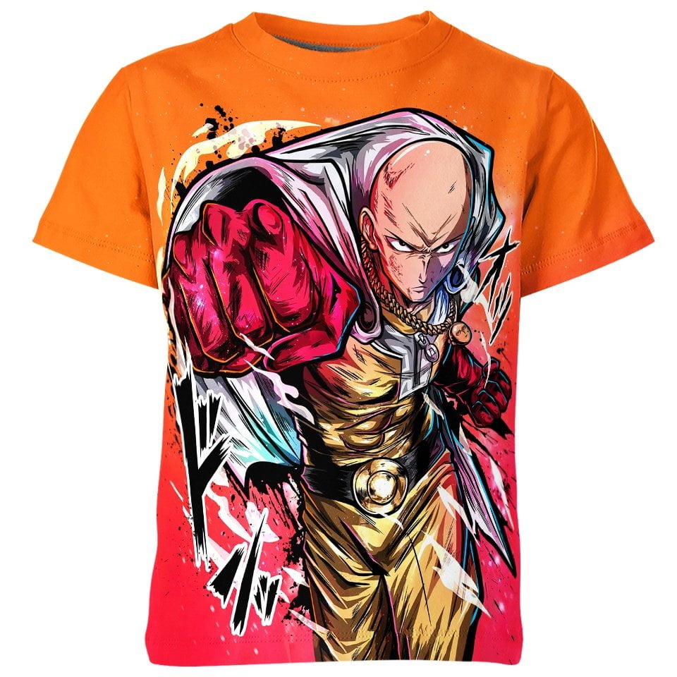 Saitama One Punch Man all over print T-shirt