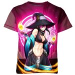 Witch Maki Oze – Fire Force All over print T-shirt